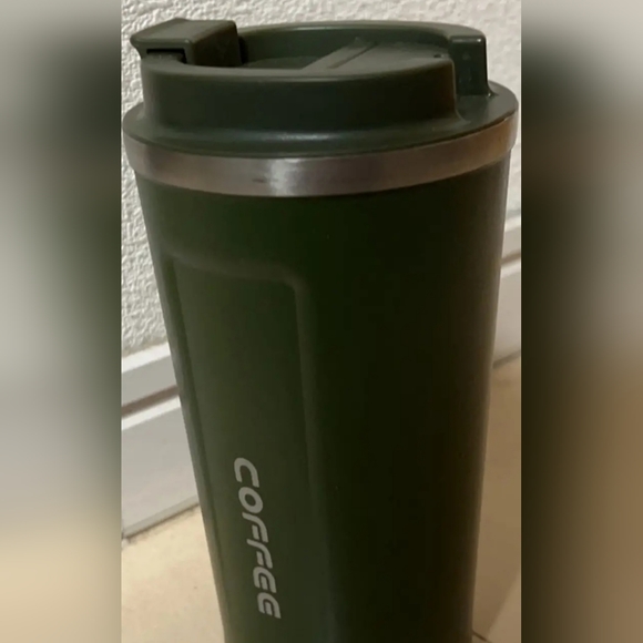 Coffee Tumbler - Medium Sized Green - Picture 12 of 14
